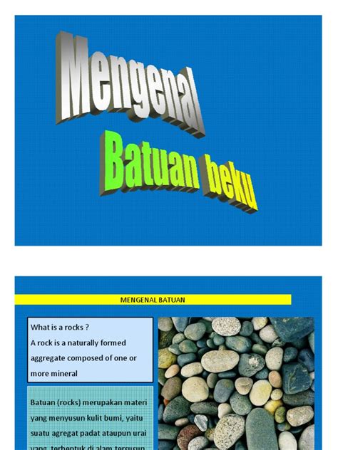 Pdf Mengenal Batuan Beku Dokumen Tips