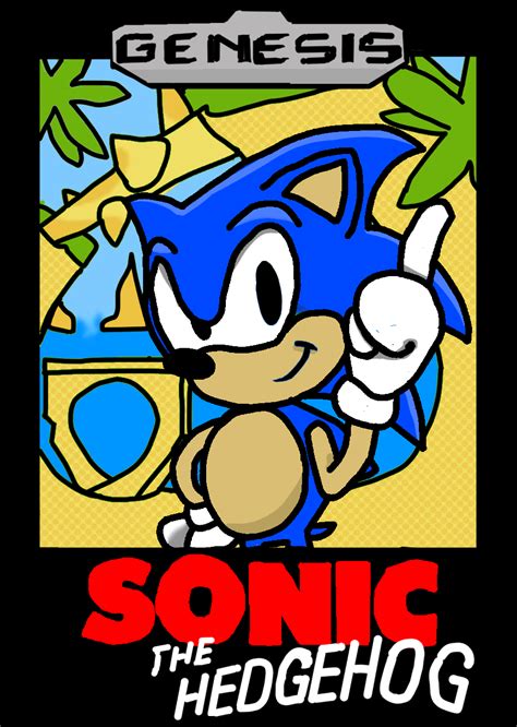 Sonic 1 Box Art Redone By Zbord77 On Deviantart