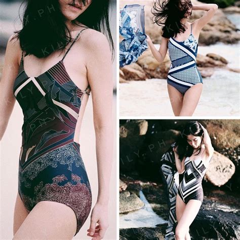 Backless String Bikini Sexy One Piece Swimsuit ONE SIZE SMALLER A