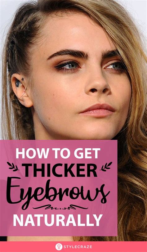 23 Simple Remedies To Grow Thicker Eyebrows Naturally Artofit