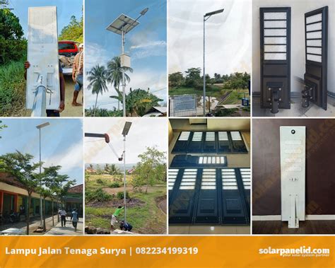 Contoh Pemasangan Lampu Jalan Tenaga Surya Maluku Solarpanel Id