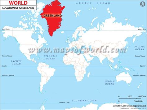 Greenland Map Of World Christian Morf