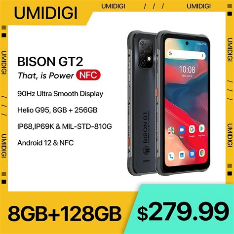 Umidigi Tel Fono Inteligente Bison Gt Gt Pro Android Resistente Al