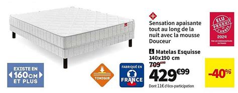 Promo Matelas Esquisse X Cm Chez Conforama Icatalogue Fr