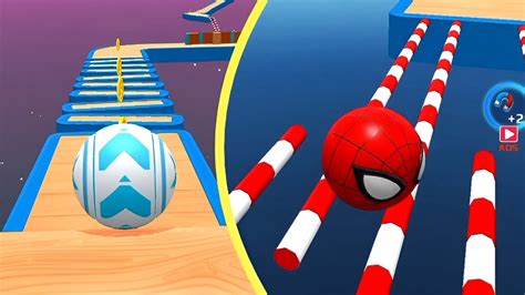 Sky Rolling Ball 3d Gameplay Level 9 YouTube