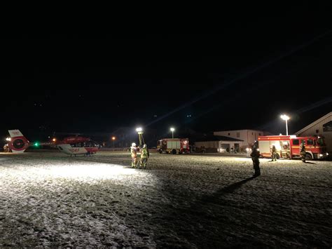 Hubschrauber Landeplatz Ausleuchten Klapfenbachstr