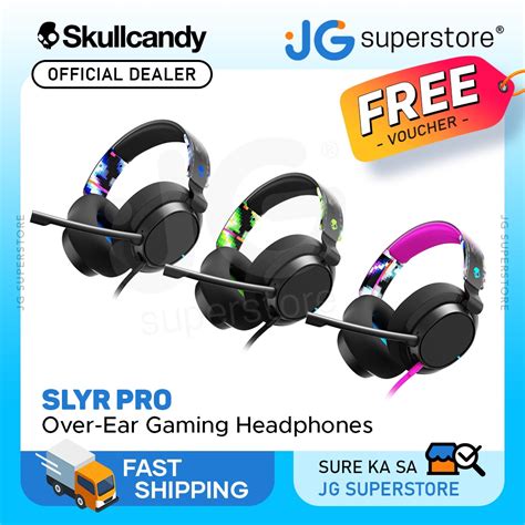 Skullcandy Slyr Pro Wired Over Ear Multi Platform Gaming Headset With Removable Boom Mic 3 5mm