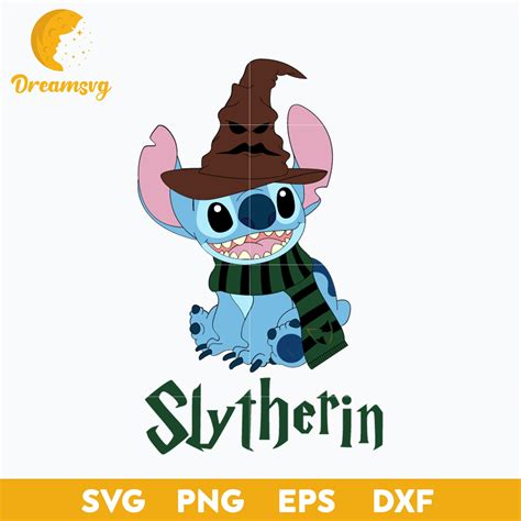 Stitch Harry Potter Svg Stitch Slythenrin Svg Stitch Halloween Svg