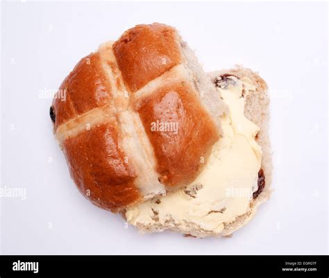 Hot Cross Bun Stock Photo Alamy
