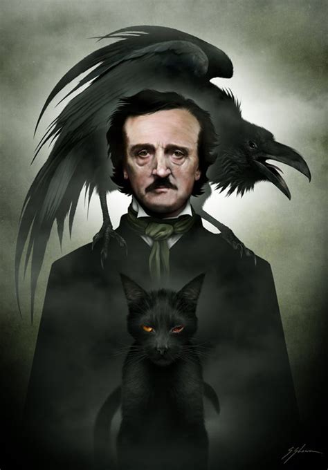 Edgar Allan Poe by Sam Shearon