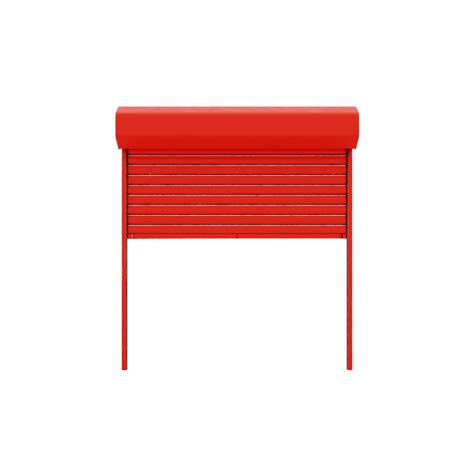 3d Red Shutter Door 18758408 PNG