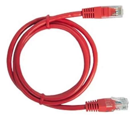 Patch Cord Cable Parcheo Red Utp Categor A E Metros Rojo Mercadolibre