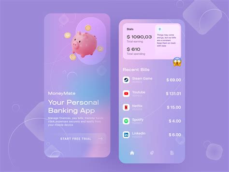 App - MoneyMate by Annisha Firdausy on Dribbble