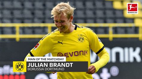 Julian Brandt: Matchday 26's Man of the Matchday and Borussia Dortmund ...