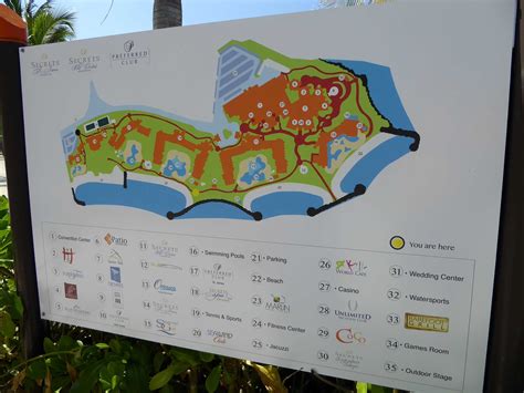 Resort Map For Secrets St James And Wild Orchid Wild Orchid