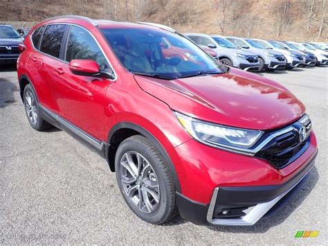 Radiant Red Metallic 2020 Honda CR V Touring AWD Exterior Photo