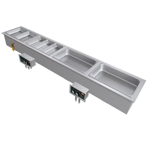 Hatco HWBI S4D Slim Four Compartment Modular Ganged Drop In Hot Food Well With Drain 240V 1