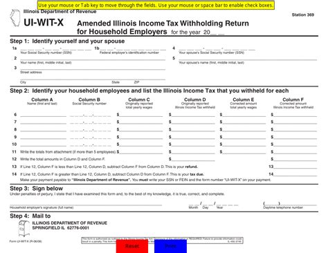 Form Ui Wit X Fill Out Sign Online And Download Fillable Pdf Illinois Templateroller