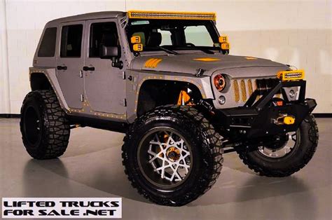 Lifted Jeep Wrangler Unlimited Kevlar Coated Sema Build