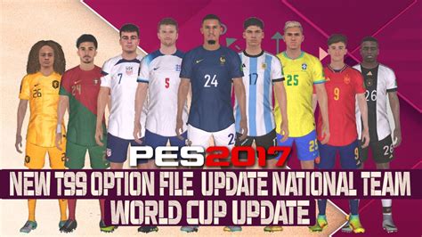 Pes New Option File World Cup Update Update National Team