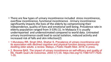 Urinary Incontinence Among Elderly Pptx