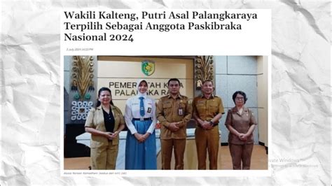 Wakili Kalteng Putri Asal Palangkaraya Terpilih Sebagai Anggota