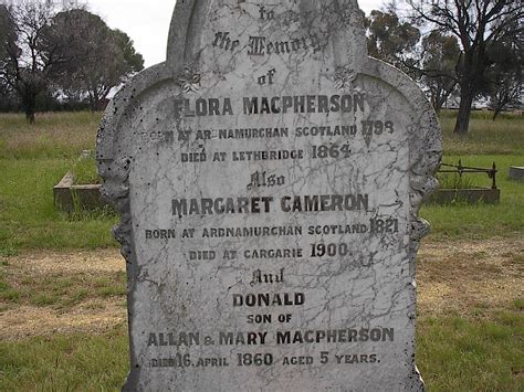 Flora Macpherson Find A Grave Memorial