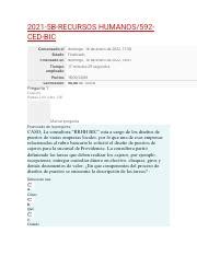 Examen Supervisado Pdf B Recursos Humanos Ced Bic