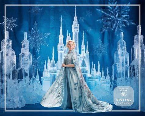 Frozen Castle Backdrop Digital Download Wedding & Maternity Backdrops ...