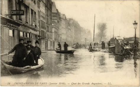 CPA INONDATIONS PARIS 1910 Quai Des Grands Augustins 972237 EUR 6 99