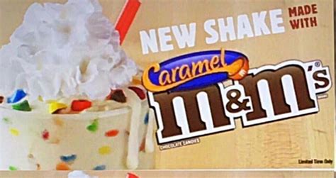 Burger King Have Released A Mouth Watering Caramel Mandm S Shake Caramel Mandms Burger King