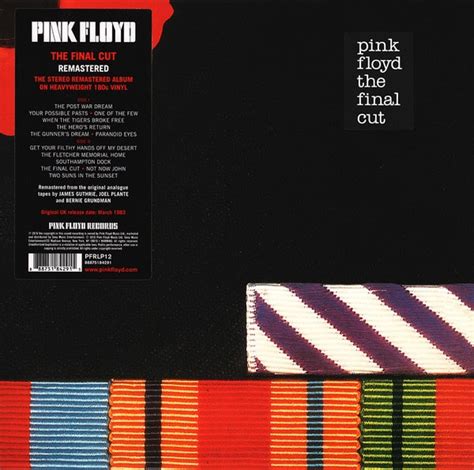 Pink Floyd The Final Cut 3rd Ear Online Store