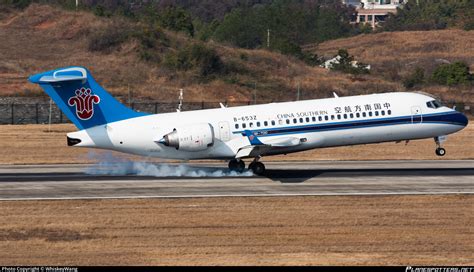 B 653Z China Southern Airlines COMAC ARJ21 700 STD Photo By WhiskeyWang