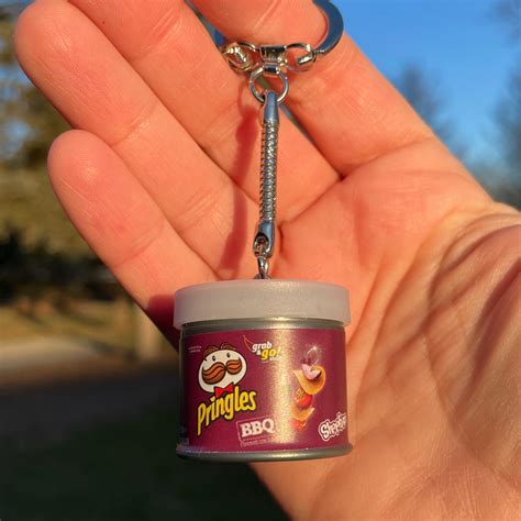 Bbq Pringles Shopkins Keychain Novelty Keychain Unique Etsy