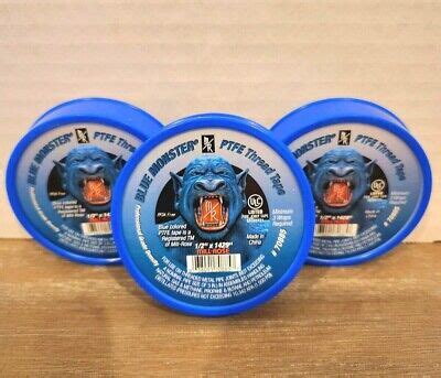 Blue Monster Ptfe Thread Sealant Tape Pack Ebay