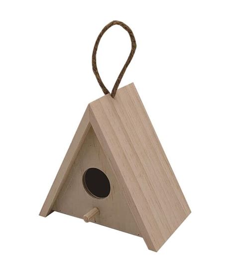 4 Unfinished Wood Teepee Birdhouse By Park Lane Joann