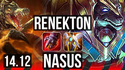 Renekton Vs Nasus Top K Comeback K Dmg Vn Master