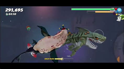 Zombie Shark Fights Mutant Tiger Shark Who Will Win Hungry Shark