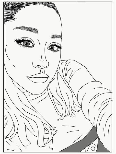 Ariana Grande Coloring Page Tumblr Coloring Pages Coloring Pages Ariana