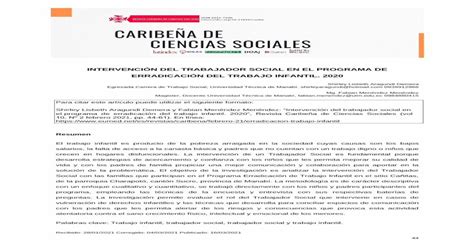 IntervenciÓn Del Trabajador Social En El Programa … [pdf Document]