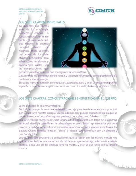 Pdf Los Siete Chakras Principales Siete Chakras