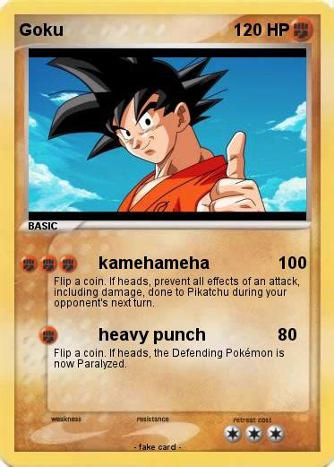 Pokémon Goku 10038 10038 kamehameha My Pokemon Card