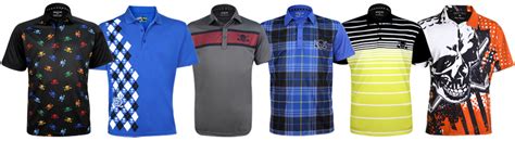 Golf Shirts Loud Crazy Wild Golf Clothing By Tattoo Golf