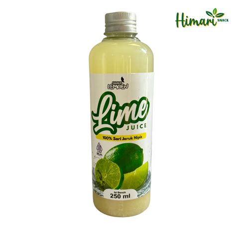 Jual Sari Jeruk Nipis Murni Pure Lime Juice 250ml Shopee Indonesia