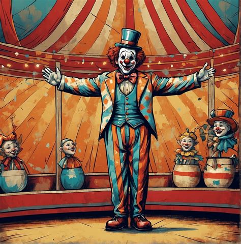 Vintage Circus Clown Free Stock Photo Public Domain Pictures