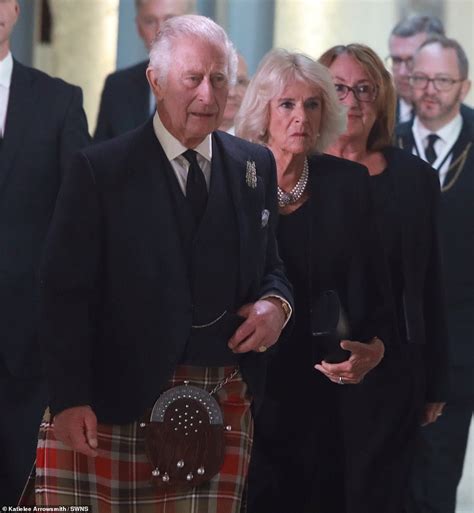 King Charles And His Siblings Anne Andrew And Edward Attend Vigil