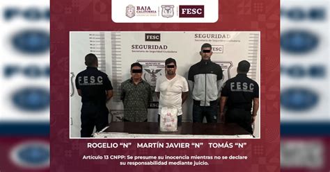 Detiene Fuerza Estatal A Tres Personas En Poder De 2 6 Kilos De