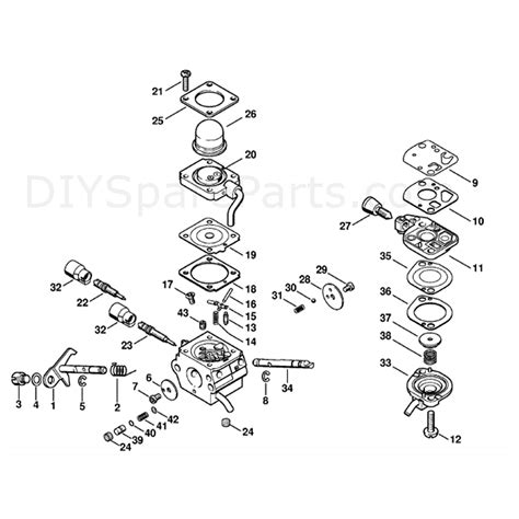 Stihl HT 101 Pole Pruner HT101 Parts Diagram Carburetor C1Q S88