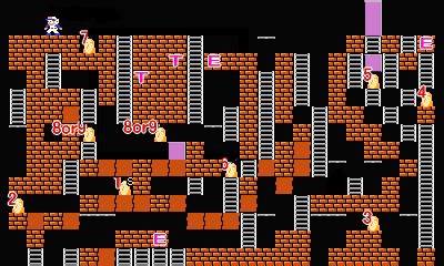 Super Lode Runner/Levels 46 - 50 — StrategyWiki | Strategy guide and ...