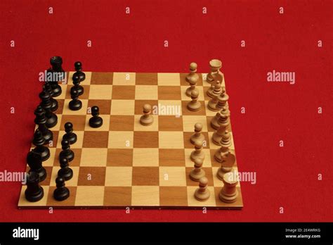 Chess Opening: French Defence Stock Photo - Alamy